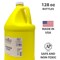 milo Fluorescent Yellow Neon Tempera Paint | 128 oz Bottle, 1 Gallon | Glows UV in Black Light | Non-Toxic Made in USA | Washable Bulk Art Paint for Party, Student, Classroom, Artist